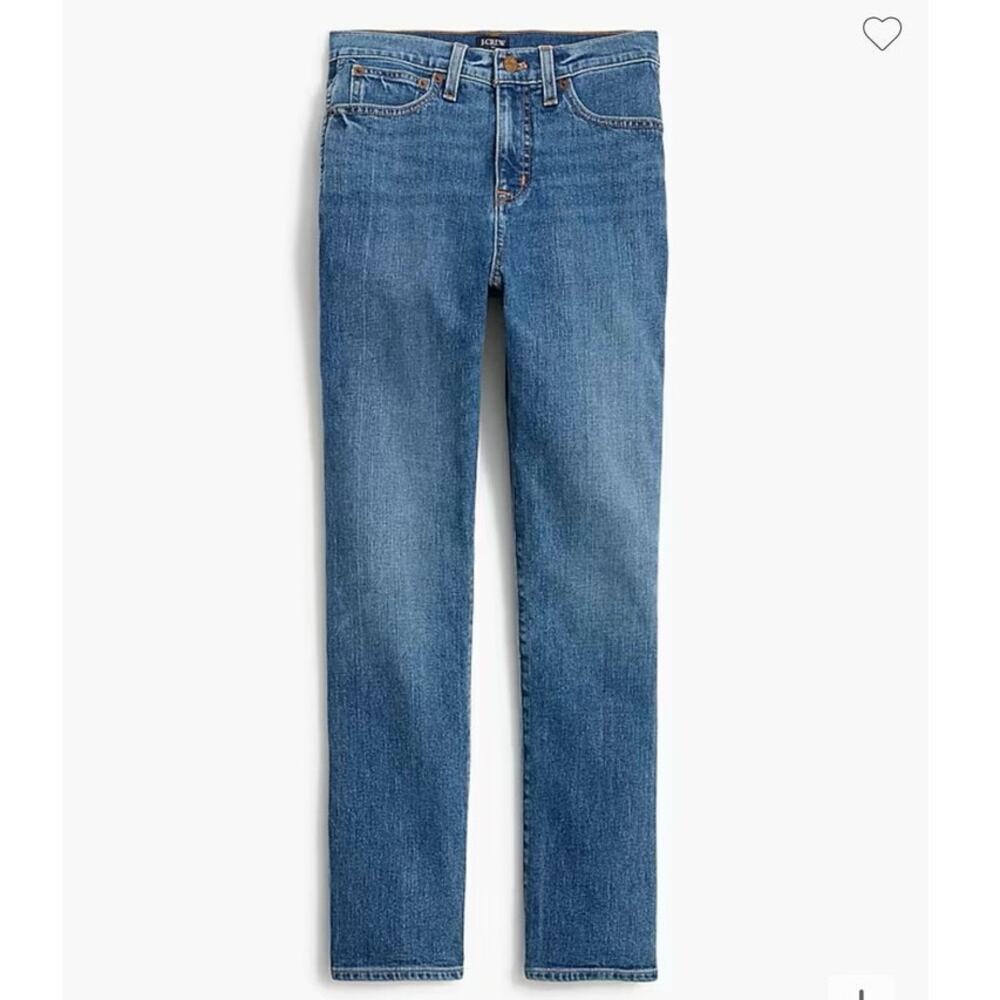 J.Crew Jean Women Size 26 Petite Classic Vintage Distressed All-Day Stretch NWOT